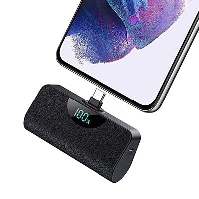 Mini Portable Charger Power Bank for iPhone,5200mAh Portable Phone Charger,  Ultra-Compact PD Fast Charging Battery Pack Compatible with iPhone 14/14