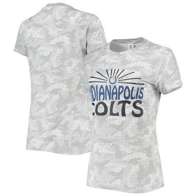 New Era Women's Indianapolis Colts Color Block Grey T-Shirt