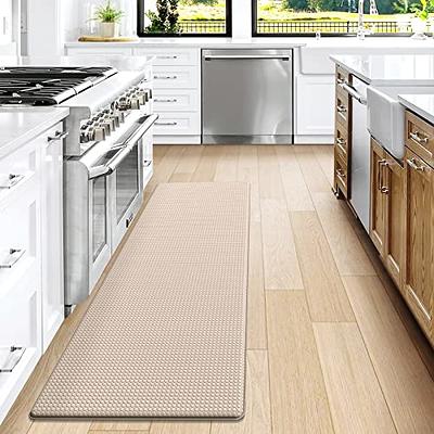 KOKHUB Kitchen Mat,1/2 Inch Thick Cushioned Anti Fatigue Waterproof Kitchen  Rugs,Comfort Standing Desk Mat, Kitchen Floor Mat Non-Skid & Washable for