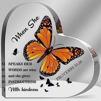 Christian Gifts for Women Birthday, Butterfly Inspirational Gifts for  Friends, Religious Spiritual Gifts for Her Mom Girl Female Coworker Sister