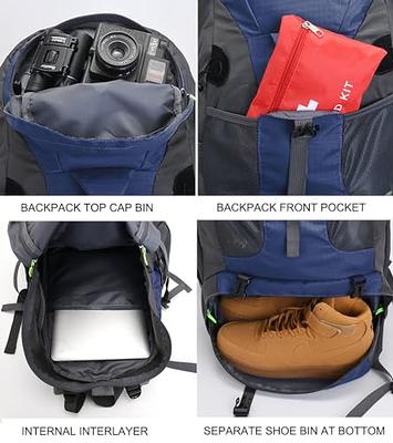 50L Hiking Backpack, Lightweight Waterproof & Tear Resistant