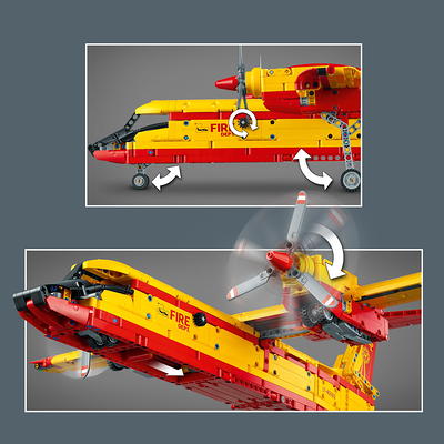 STEM / Building Toy for Ages 5, 6, 7, 8, 9, 10, 11, 12 Years Old Kid, Boy,  Girl - 2-in-1 Truck Airplane Take Apart Toy, 361 Pcs DIY Building Kit