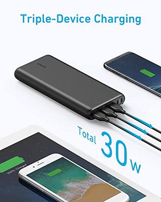 Anker Power Bank, 26,800 mAh External Battery with Dual Input Port and  Double-Speed Recharging, 3 USB Ports for iPhone 15/15 Plus/15 Pro/15 Pro  Max