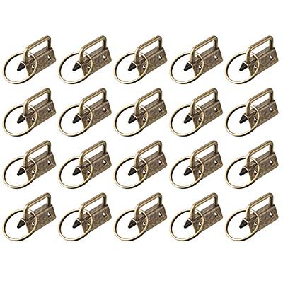 Geetery 100 Pcs PU Leather Key Fob Kit Blanks Key Fob Bulk with Rivets Key  Rings DIY for Laser Engraving(Colorful) - Yahoo Shopping