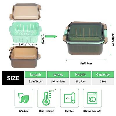 Microwave Steamer Cookware for Vegetables or Prep Meal Steam Fresh with  Removable Strainer, Transparent Silicone BPA Free Multifunctional Steamer  Bowl Basket Food Container, 5.6x5.6x2.5 Inchs for 1-2 People - Yahoo  Shopping