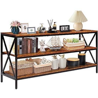 3 Tier Bookshelf,, 3 Tier Bookcase, Small Bookshelf Short Bookshelf 3 Shelf  Bookshelf, Vintage Standing Metal Frame Book Shelves - Yahoo Shopping