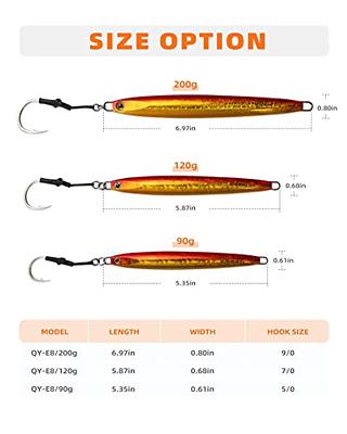 BLUEWING Speed Vertical Jigging Lure, Offshore Vertical Jig Deep