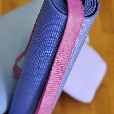 10-Foot Extra-Long Cotton Yoga Strap with Metal D-Ring by Crown