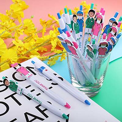 Funny Nurse Pens For Work Black Ink Nursing Pens Appreciation Gifts  Ballpoint Pens Bulk For Nurse Doctor Teachers Students Women Men (10 Pieces)