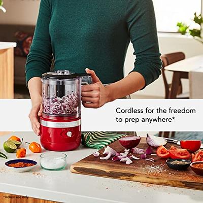 KitchenAid 3.5-Cup 2-Speed Empire Red Food Processor with Pulse