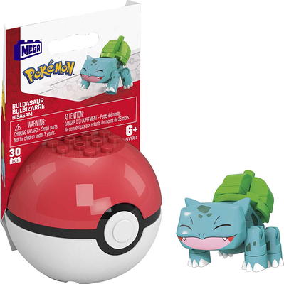 Mega Pokemon Jumbo Bulbasaur Building Toy Kit, With 1 Action