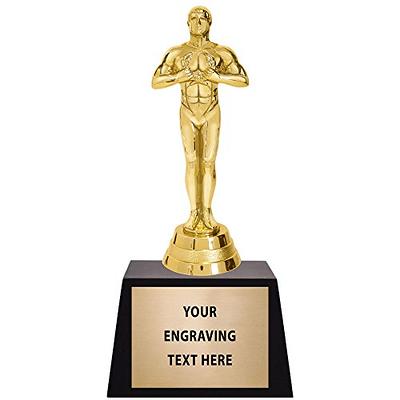  WOBBLO Resin Soccer Ballon d'Or Trophy Replica Ball  Championship Trophy Gold Plated Soccer Best Player MVP Award Trophy Fan  Craft Collection Souvenir Home Decor Display Gift,6.3 inches : Sports 