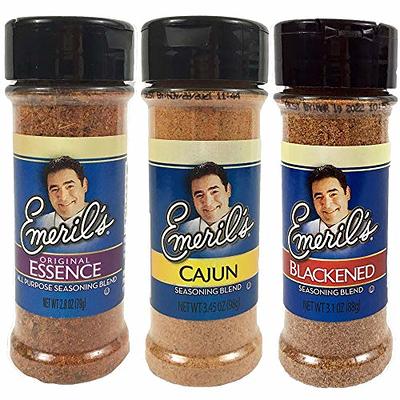 Cajun Creole Low Salt No MSG Seasoning Bundle - 1 Each of Tony Chachere's Creole Lite Seasoning 8 Ounce and Slap Ya Mama Low Sodium Cajun Seasoning
