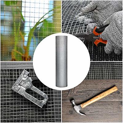 GARDEN CRAFT 50-ft x 3-ft Gray Steel Chicken Wire Rolled Fencing with Mesh  Size 1-in in the Rolled Fencing department at