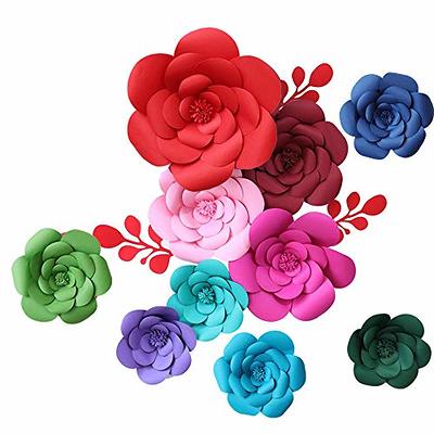 Rose Flowers Paper Decorations Wall