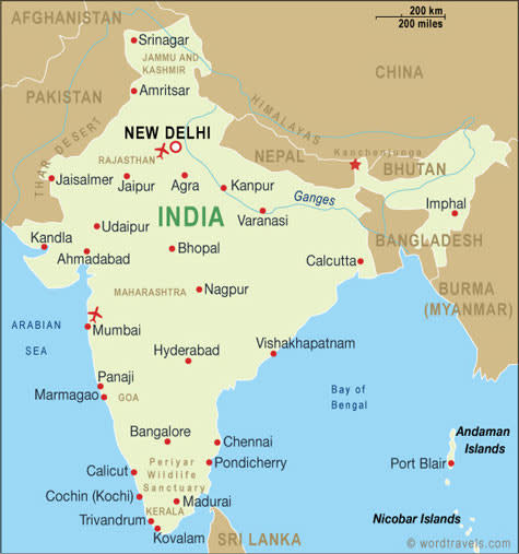 تاريـــخ الهنـــــد India_map