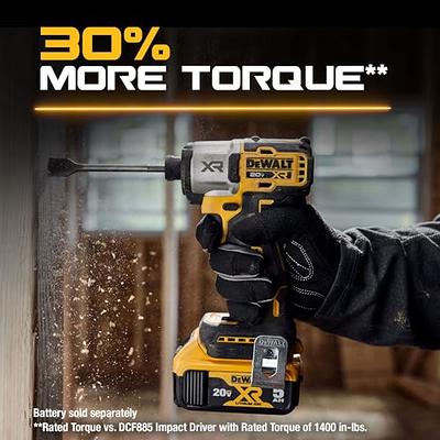 DEWALT 20V MAX XR Impact Driver, Brushless, 1/4