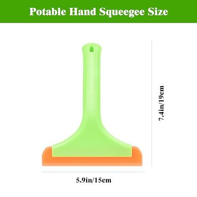  White Silicone Squeegee with Hanging Hook, Water Blade