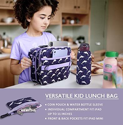 Kids lunch bag for kids toddler children, Printed Reusable