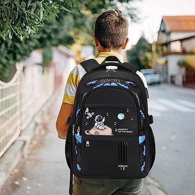 Lightweight Starry Sky Backpacks For School Boys Girls, Galaxy Pattern  Backpack with Lunch Bag and Pencil Case 