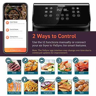Cosori Grey Pro II 5.8-Quart Smart Air Fryer Available at