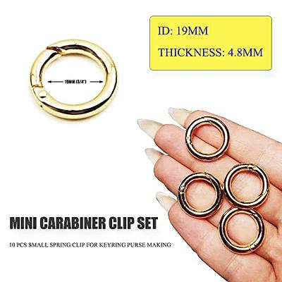  2 Pcs O Ring for Purse Strap,1 inch Spring Rings for