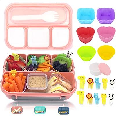 Koccido Bento Box Kit,Japanese Lunch Box 3-In-1 Compartment,Leakproof 3  Layer Lunch Container for Kids and Adults