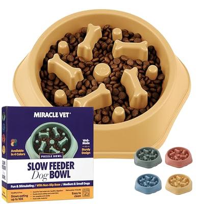 Pet Life 'Tumbowl' Slow Feeding Pet Bowl ,Yellow