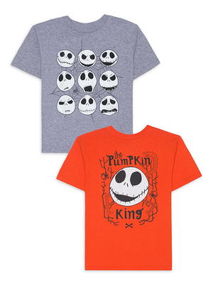 Nightmare Before Christmas Graphic T-Shirt, 2-Pack, Sizes 4-18 - Yahoo  Shopping