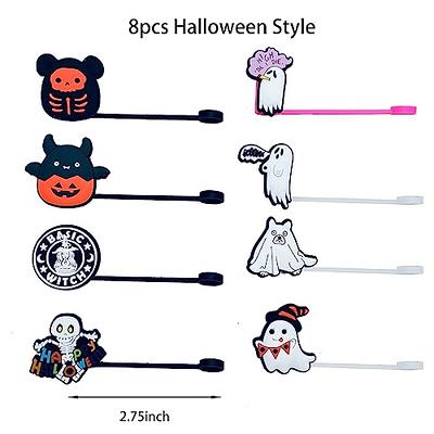 Kleeblatt Halloween Straw Covers Cap, 8pcs Cute Silicone Straws Tips Cover  Reusable, Straw Toppers For Tumblers, Suitable for 1/4~1/3 IN Drinking  Straws, Stanley Cup Accessories - Yahoo Shopping