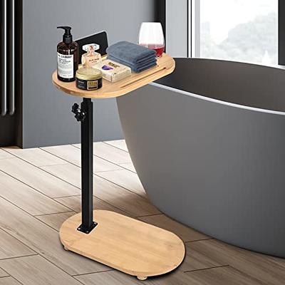 KAHEGIND Bamboo Bathtub Tray Table—Bath Tub Tray Table with Adjustable  Height, Enhanced Stability, Freestanding Design for Tubs Against Wall,  Perfect for Luxury Spa and House Warming Gift - Yahoo Shopping