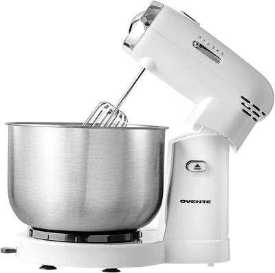 BENTISM 450W Stand Mixer 6-Speed Tilt-Head Dough Mixer 7.4 Qt Bowl 3  Attachments