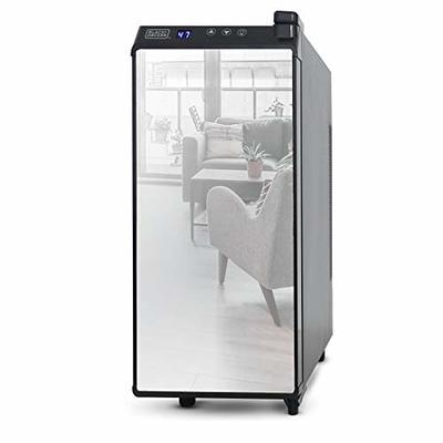 BLACK+DECKER Thermoelectric Wine Cooler Refrigerator with Mirrored Front,  Freestanding 12 Bottle Wine Fridge, BD60336 - Yahoo Shopping