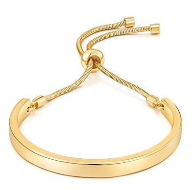 Buy online Gold Metal Bangle Bracelet from fashion jewellery for Women by  Estele for ₹809 at 10% off | 2024 Limeroad.com