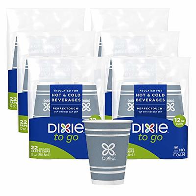 Dixie To Go Disposable Hot Cups & Lids - 12oz : Target