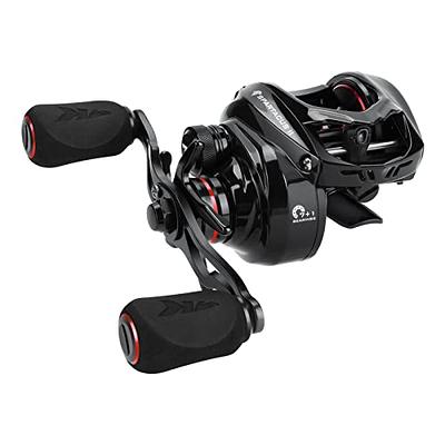 KastKing Spartacus II Baitcasting Fishing Reel, 6oz Ultralight, Super  Smooth with 17.6 LB Carbon Fiber Drag, 7.2:1 Gear Ratio, 39mm Palm Perfect  Lower Profile Design,Black Rhino,Right Handed - Yahoo Shopping