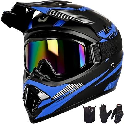 Buy YML Breathable Helmet Fog-proof Windproof Open Face Helmet with Goggles  Motocross Goggle Motorcycle Cross-country Race for Bike Cycling Skiing  Riding Outdoor Sports Online at desertcartKUWAIT