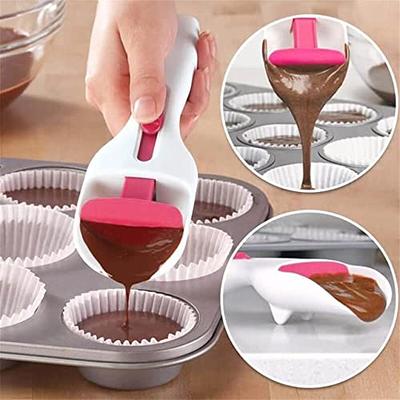 Cake Batter Distribution Scoop, Kitchen flour paste Dispenser scoop DIY cupcake  batter scoop, One-Touch Sliding Button Dispenses Batter, Home Batter  Dispenser baking tool, Dishwasher-Safe & BPA-Free - Yahoo Shopping