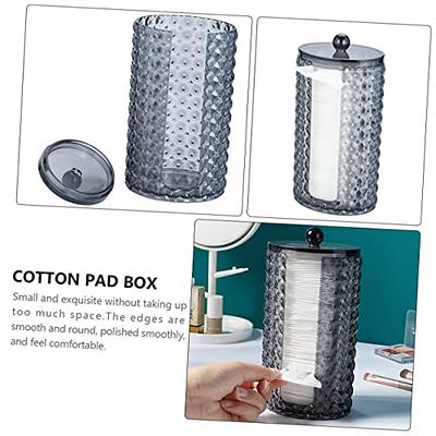 Beavorty Box Cotton Swab Storage Box Make up Holder Facial Cotton Pads for  Face Depotting Makeup Containers Makeup Cotton Pad Holder Cotton Pad Box  Cotton Swab Case Makeup Cotton Box Sponge price