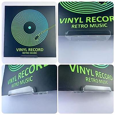 Clear Vinyl Record Shelf Wall Mount-Acrylic Album Record Holder Display  2/4/6PCS