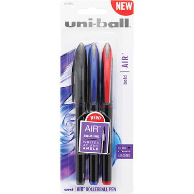 uni ball Vision Rollerball Pens Fine Point 0.7 mm Assorted Barrels Assorted  Ink Colors Pack Of 5 - Office Depot