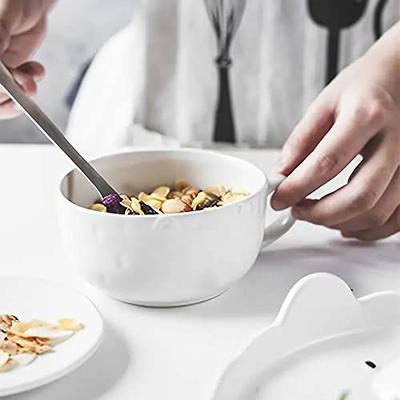 3pcs Cute Cat Paw Ceramic Cutlery Set Stainless Steel Tableware