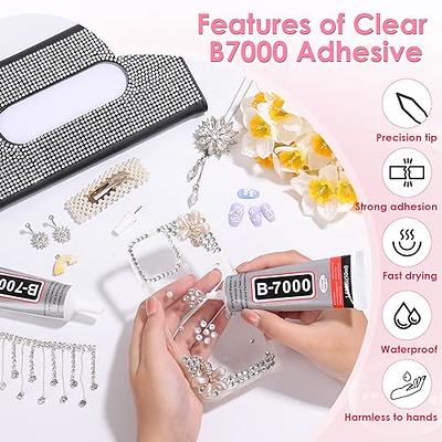 B7000 Jewelry Glue Clear for Rhinestone, Cridoz 3.7 fl oz Craft