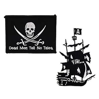 Pirate Ship Goth Patch Embroidered Iron On Patches Halloween Costume DIY -  Yahoo Shopping