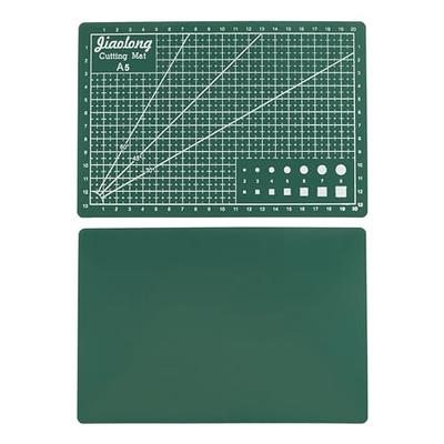 Self Healing Hobby and Craft Green Double Sided Gridded Cutting Mat 9 x 12  Inch