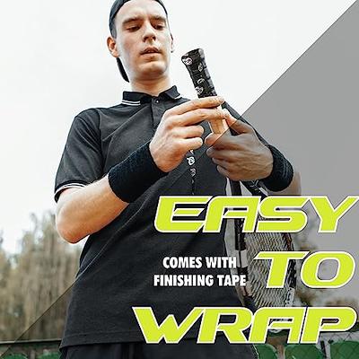 Extra Tight Padel OverGrip - High Sweat Absorption - Non-Slip Padel Tennis  Racket Grip Tape - Soft Surface - Designed for Padel Rackets - Pack of  3，black 