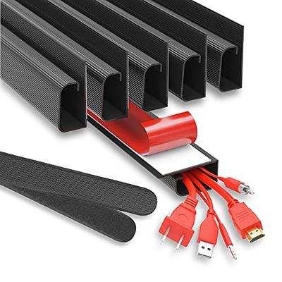 No Drilling Under Desk Cable Management, Large Space Metal Desk Cable  Management, Adjustable and Removable Cable Management Tray Fits Most Table,  Chunmi Black Cable Management Under Desk (1 Pack) - Yahoo Shopping