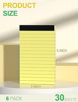 10 Pack Small Note Pads 3x5 Lined Writing Pads Mini Notepads Small Pads of  Paper 3x5 With 30 Sheets per Notepad 80Gsm Paper Pads Mini Legal Pads 3x5