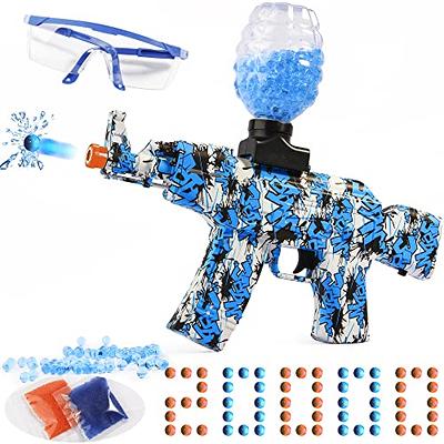 50K Splatter Gel Ball Blaster Blue Water Beads with Collapsible