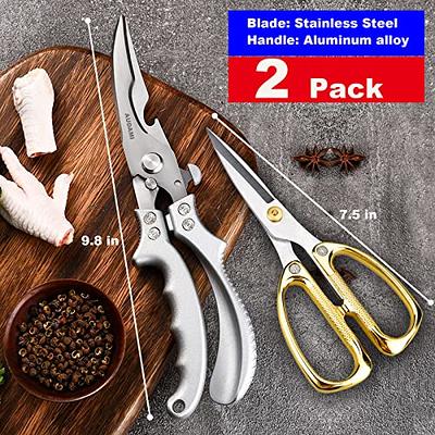 Kitchen Scissors Heavy Duty 2 Pack,Kitchen Shears Heavy Duty